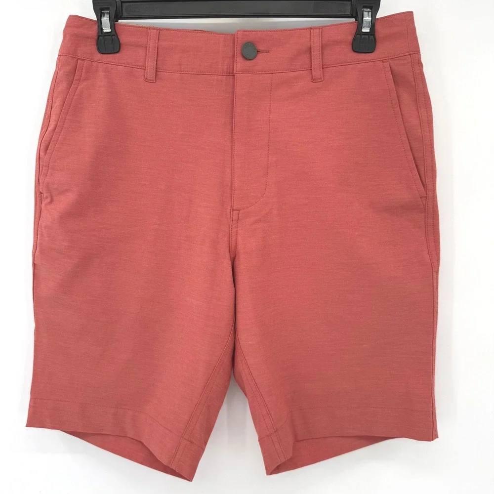 Faherty Hybrid Shorts Mens 28 Venice Red All Day Short 9